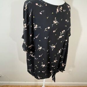 Buffalo David Bitton sz XL top black with print